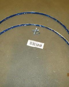 Clamping ring D500 2mm galv M&M